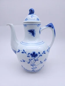 Vintage Denmark Bing & Grondahl B&G Blue Butterfly Kaffeekanne - Bild 1 von 15