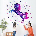 Unicorn Removable Wall Sticker Large Bedroom Nursery Decals Home Room Decor Kids