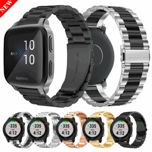 Correa de acero inoxidable para pulsera Garmin Venu 2/2 Plus/SQ Vivoactive 4 3 - Imagen 1 de 48
