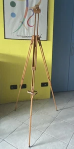 Cavalletto da campagna MABEF in faggio oleato. Treppiede per pittori - Foto 1 di 11