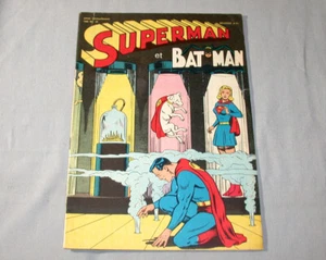 Rare Belgium 1969 Superman et Batman French Comic # 19 - Foto 1 di 1