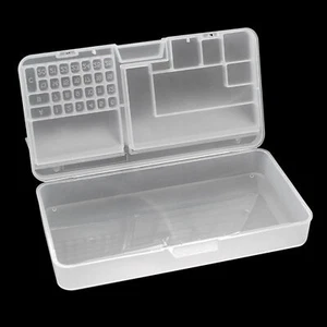 Screw Organizer White Transparent Rectangular Strong PP Lock Design Hardware Or - Picture 1 of 20