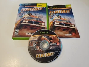 FlatOut (Microsoft Xbox, 2005) CIB komplett mit Handbuch! Funktioniert super!! KOSTENLOSER VERSAND - Bild 1 von 5