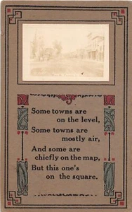 J55/ Fayette Iowa RPPC Postcard c1910 Main Street Stores Buildings  275 - Picture 1 of 4