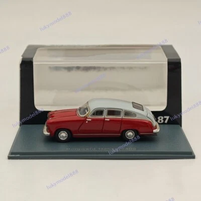 1/87 NEO SCALE MODELS Borgward Hansa 2400 Red Resin Car Limited Collection - Image 1 of 4