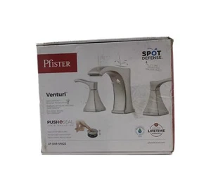 Pfister Venturi 8 in. Widespread 2-Handle Bathroom Faucet in Brushed Nickel - Picture 1 of 3