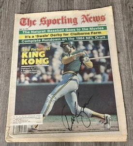 Dave Kingman Signed Autographed 1988 Sporting News OAKLAND A’S NY METS - Picture 1 of 2