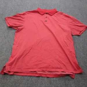 Jos. A Bank Shirt Mens XL Red Polo Polka Dot 100% Cotton Performance Pullover - Picture 1 of 14