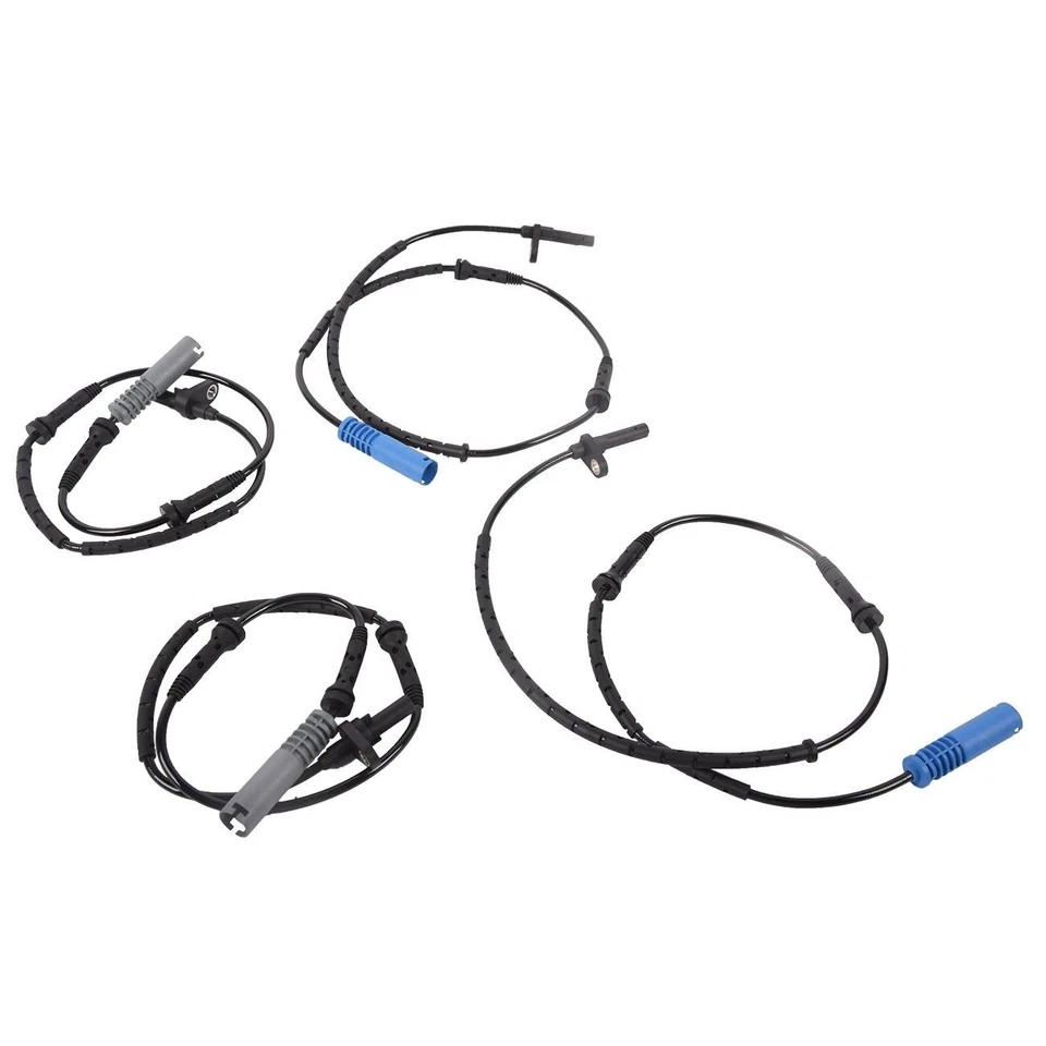 Sensor de velocidad de rueda ABS delantero trasero derecho derecho 4 piezas para BMW 745i 745Li 760Li 2002-2004 Foto 1 de 4