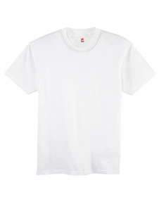 Hanes T-Shirt 6-Pack Boys ComfortSoft Crewneck Tagless Short Sleeve Cotton xs-xl - Picture 1 of 5