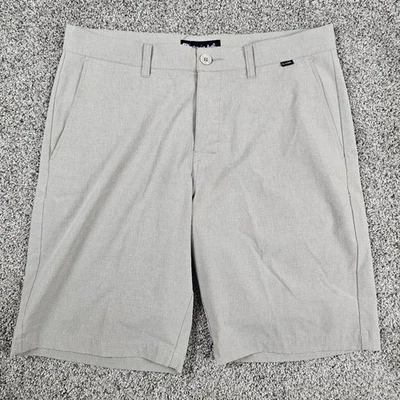Pantalones Cortos Travis Mathew Para Hombre 34 Caqui 10" Entrepierna Chino Golf Rendimiento Elástico Foto 1 de 4