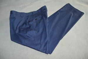 Lauren Ralph Lauren Chino Pants Blue 36x30 Cotton Flat Front - Picture 1 of 6