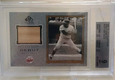 2001 SP Legendary Cuts Debut Bat #D-TO Tony Olivia HOF🔥🔥🔥🔥 - Image 1 of 2