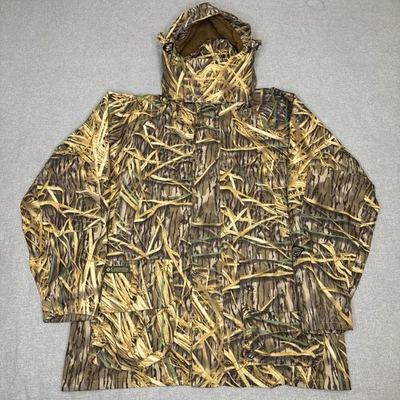 Columbia Hunting Jacket Mens XL Mossy Oak Shadow Grass Camo Duck Removable Hood - Image 1 of 4