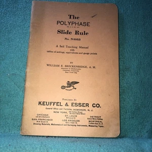 Book The Polyphase Slide Rule Self Teaching Manual - Picture 1 of 5