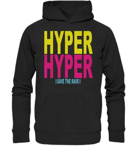 Hyper Hyper Raver Outfit – 90er Techno Spruch Festival Mode - Premium Unisex H - Bild 1 von 8