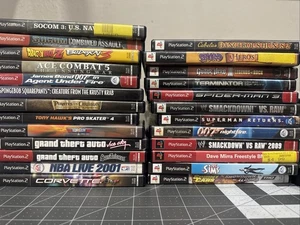 Lot Of 25 PlayStation 2 Games - Picture 1 of 3