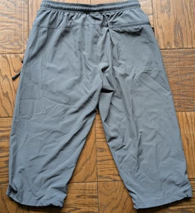 Mocoly Women's Capri Pants  M grey Lightweight Drawstring Outdoor - Picture 1 of 5