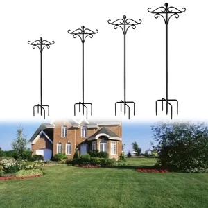 Heavy Duty Shepherd Hooks for For outdoor Garden Lighting and Planters - Picture 1 of 24