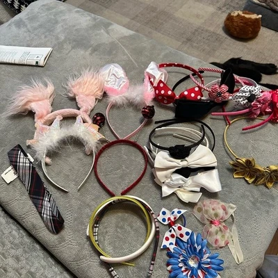 Charming Kids Headband Collection - Pink, Red, Black, White - Image 1 of 4