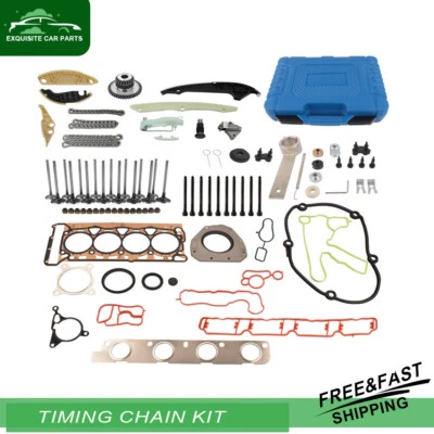 Head Gasket Set Timing Chain Tool Kit For For Audi VW TSI TFSI 2.0T 2008+ valve - Image 1 of 4