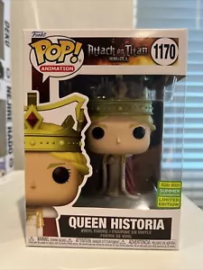 Funko Pop! Attack on Titan Queen Historia #1170 2022 Summer Con Exclusive - Picture 1 of 7