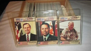 1991 Pro Set Desert Storm 250 Trading Cards Complete NM/MT + Set - No Stickers - Picture 1 of 4