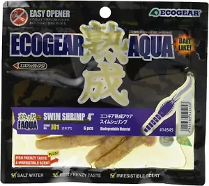 ECOGEAR Japan JUKUSEI AQUA Swim Shrimp 4 inch Fusion of lure and bait J01 Krill - Picture 1 of 1