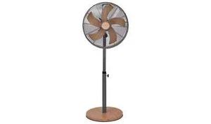 Habitat 16 Zoll 3 Geschwindigkeiten oszillierender Holzsockelventilator - Holz 1979439 R - Bild 1 von 4
