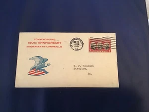 FDC Covers 1931 # 703 1st AEROPRINT Cachet 2 Cent Stamp USA - Picture 1 of 2
