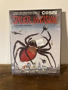 Cosmi Spider Invasion Game Atari 400, 800, Commodore Vic 20, TI 99 4/A NIB - Picture 1 of 4