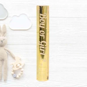 Gender Reveal Pink & White Paper Confetti Cannon Popper Baby Shower Party - Picture 1 of 3