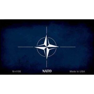 Nato Flagge Neuheit Metall Magnet M-4105 - Bild 1 von 1