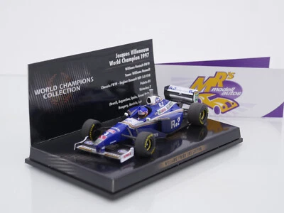 Minichamps 436976603 # Williams FW19 F1 World Champion 1997 J. Villeneuve 1:43 - Bild 1 von 3