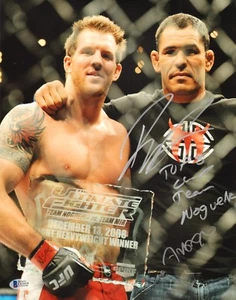 Ryan Bader & Antonio Rodrigo Nogueira Signed 11x14 Photo BAS COA UFC TUF 7 Champ - Picture 1 of 12