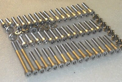 Fundas de motor y caja de leva Honda CB650F CB650 1979-82 kit de pernos Allen de acero inoxidable 57 piezas Foto 1 de 4