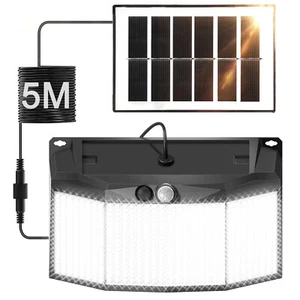 576 LED Solar Motion Sensor Light Outdoor Garden Yard Wall Security Flood Lamp - Picture 1 of 20