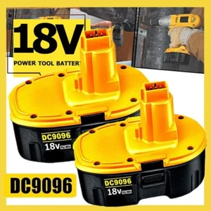 2pack For Dewalt DC9096-2 18 Volt 18V Battery NiMH DC759 DC970 Drill replacement - Picture 1 of 14