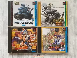 SONY PS 1 Metal Slug & X & The King of Fighters Kyo & Gekka no Kenshi from Japan - Picture 1 of 10