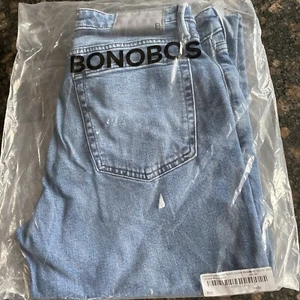 NWT Premium Stretch Blue Jeans by Bonobos, Athletic Fit 30x28 Medium Wash V425 - Picture 1 of 9