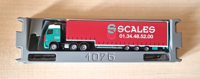Herpa Exclusive 914109 VOLVO FH 500 08 Scales gooseneck centinate original pa... - Image 1 of 4