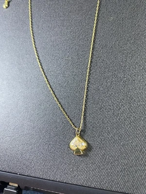 Kate Spade New York Spade With Crystals Mini Pendant Necklace - Image 1 of 4