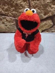 Let's Rock Elmo Animated Singing 14'' Plush Sesame Street Hasbro Toy 2010 - Picture 1 of 6