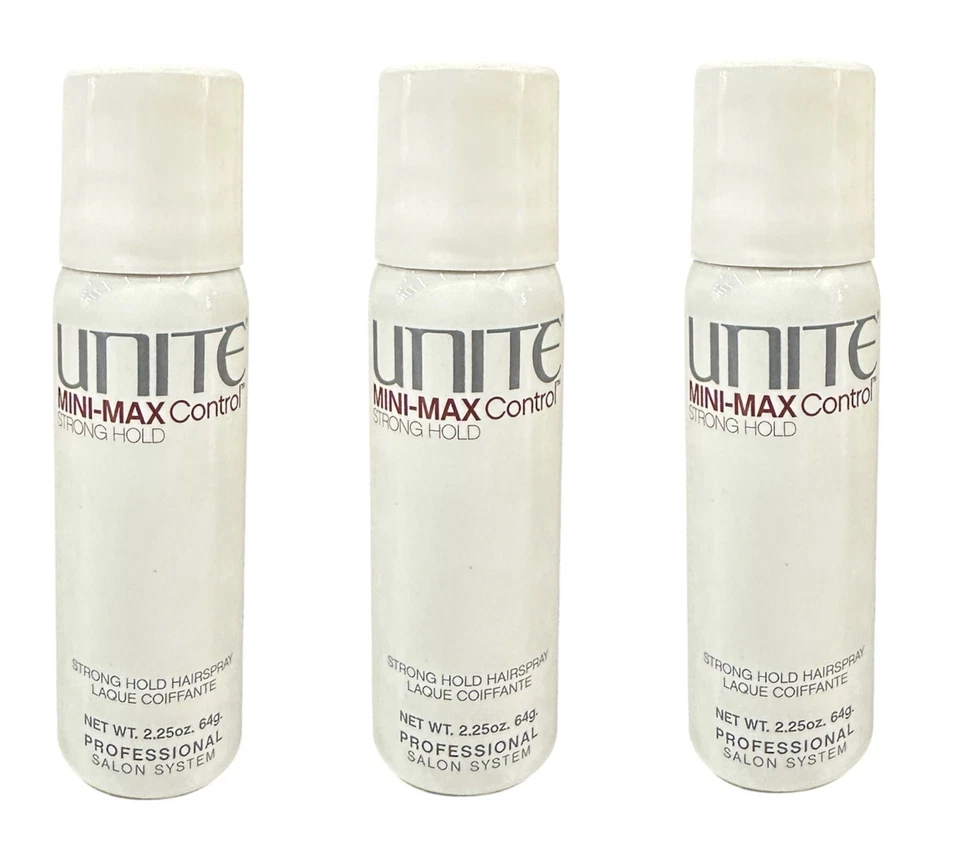 Spray para el cabello UNITE Mini-Max Control Strong Hold 2,25 fl oz (paquete de 3) Foto 1 de 1