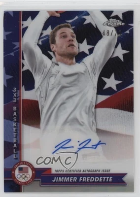 2024 Chrome US Olympic & Paralympic Team and Hopefuls /76 Jimmer Fredette Auto - Image 1 of 2