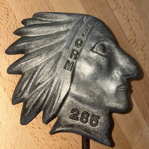 Vintage VERBESSERTER ORDEN ROTER MÄNNER gegossenes Grabmal ~ Trenton Emblem Co. - Bild 1 von 10