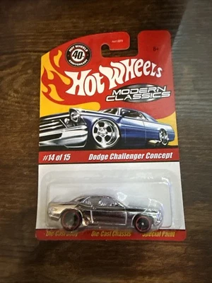 Hot Wheels Modern Classics Dodge Challenger Concept Chrome 1/64 - Image 1 of 2