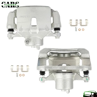 Par de pinzas de freno delanteras con soporte para Kia Soul 2014 2015 2016 2017 2018 Foto 1 de 4