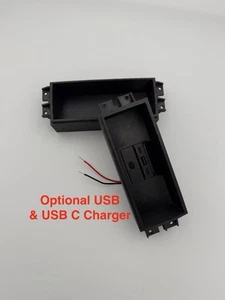 Consola central control trasero eliminación Cubby Panel 2007-2014 Silverado Tahoe con USB - Imagen 1 de 5