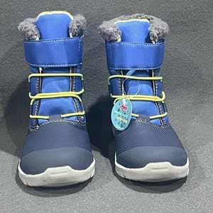 See Kai Run Blue Gilman Waterproof Insulated Boots For Kids Size 3 - NEW! - Picture 1 of 6